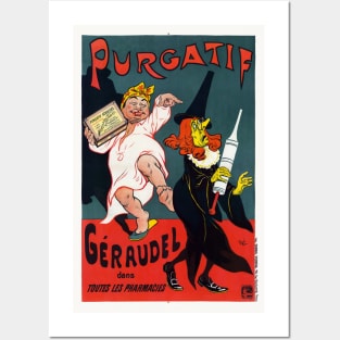 Purgatif Géraudel France Vintage Poster 1895 Posters and Art